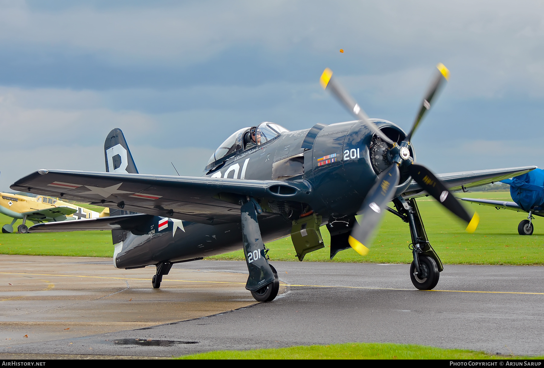 Aircraft Photo of G-RUMM / 121714 | Grumman F8F-2P Bearcat | USA - Navy | AirHistory.net #548619