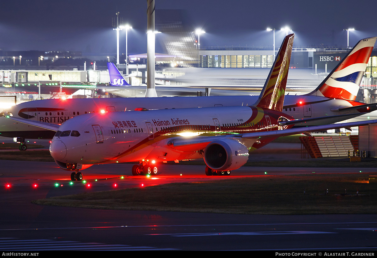 Aircraft Photo of B-1499 | Boeing 787-9 Dreamliner | Hainan Airlines | AirHistory.net #548628