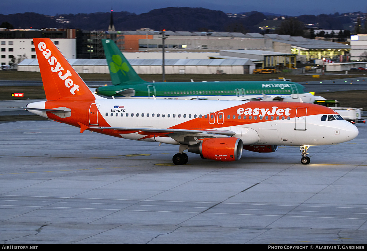 Aircraft Photo of OE-LKO | Airbus A319-111 | EasyJet | AirHistory.net #548638
