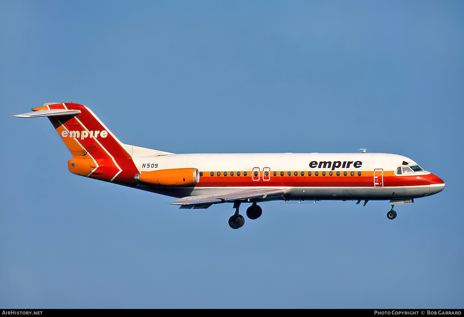 Aircraft Photo of N509 | Fokker F28-4000 Fellowship | Empire Airlines | AirHistory.net #548648