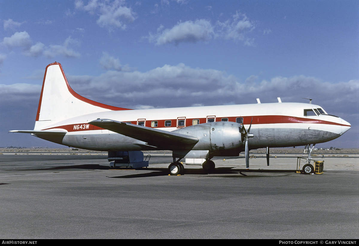 Aircraft Photo of N643W | Convair 240-4 | AirHistory.net #548649