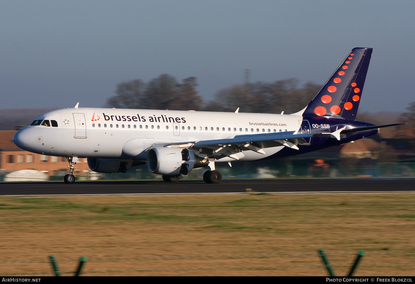 Aircraft Photo of OO-SSB | Airbus A319-111 | Brussels Airlines | AirHistory.net #548660