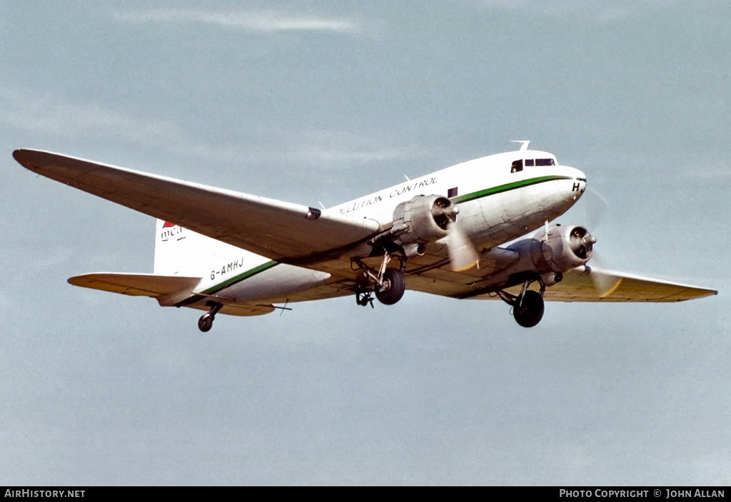 Aircraft Photo of G-AMHJ | Douglas C-47A Skytrain | Department of Transport - Pollution Control | AirHistory.net #548674