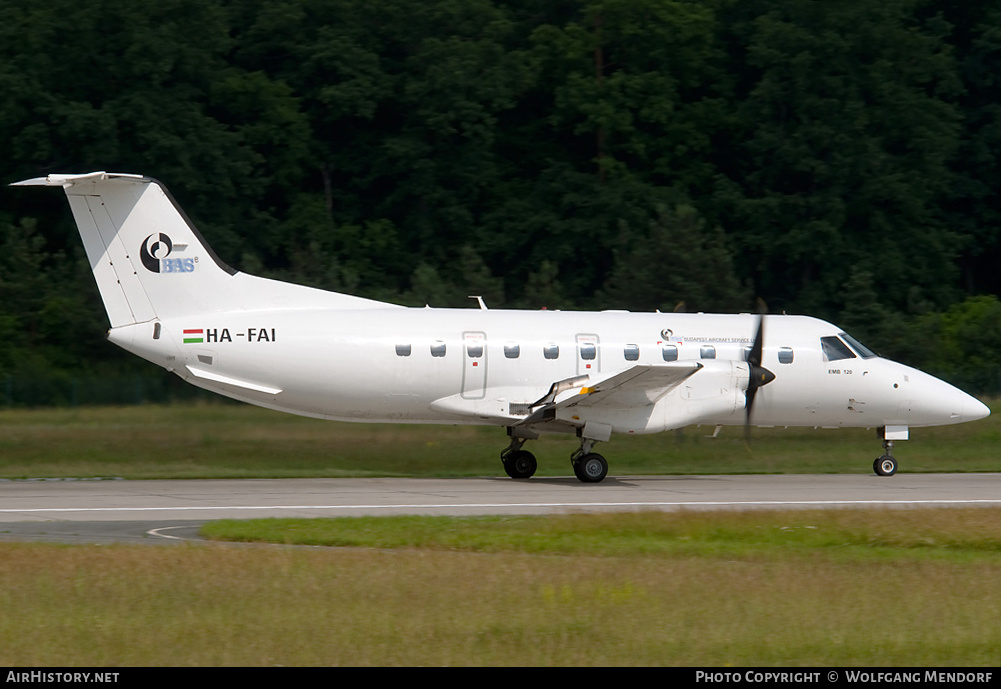 Aircraft Photo of HA-FAI | Embraer EMB-120ER Brasilia | BAS - Budapest Aircraft Service | AirHistory.net #548675