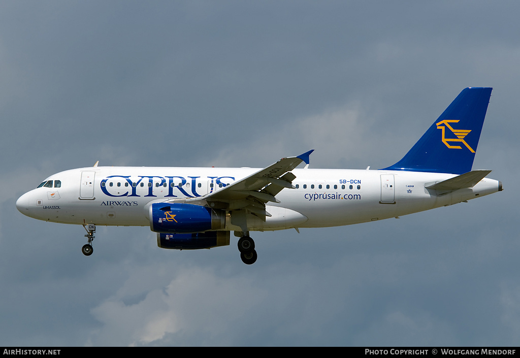 Aircraft Photo of 5B-DCN | Airbus A319-132 | Cyprus Airways | AirHistory.net #548676