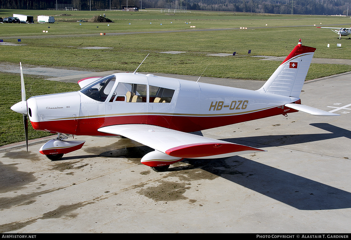 Aircraft Photo of HB-OZG | Piper PA-28-140 Cherokee 140-4 | AirHistory.net #548704