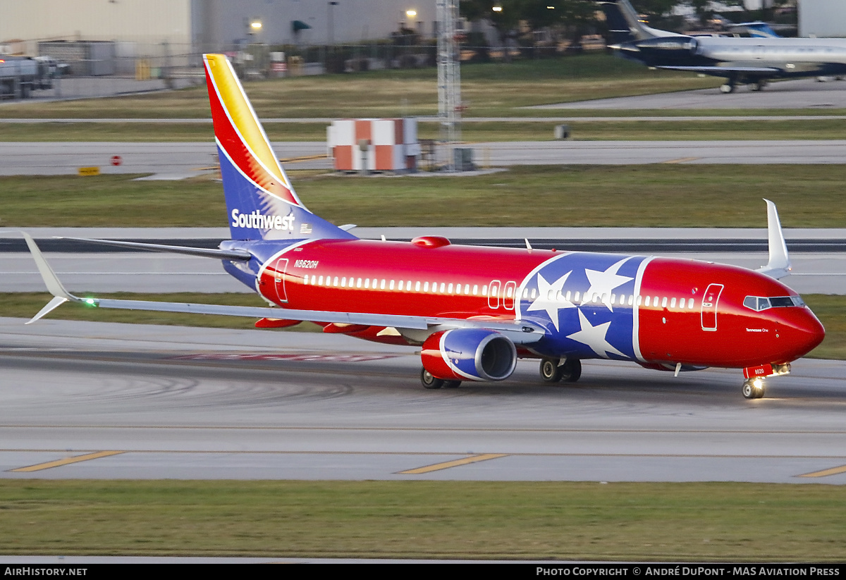 Aircraft Photo of N8620H | Boeing 737-8H4 | Southwest Airlines | AirHistory.net #548708