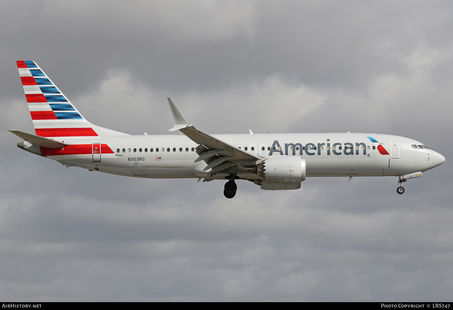 Aircraft Photo of N303RG | Boeing 737-8 Max 8 | American Airlines | AirHistory.net #548787