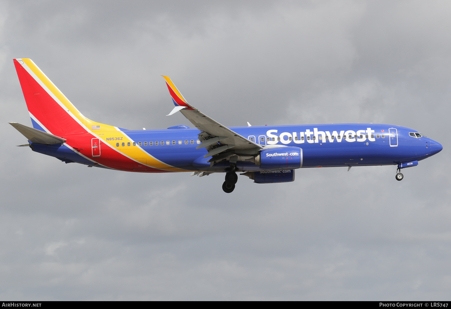 Aircraft Photo of N8536Z | Boeing 737-800 | Southwest Airlines | AirHistory.net #548788