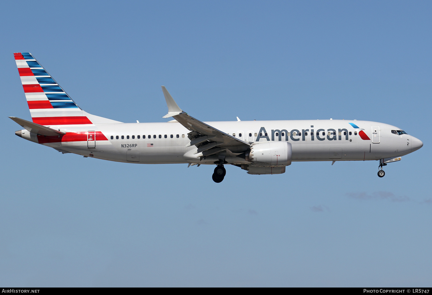 Aircraft Photo of N326RP | Boeing 737-8 Max 8 | American Airlines | AirHistory.net #548798