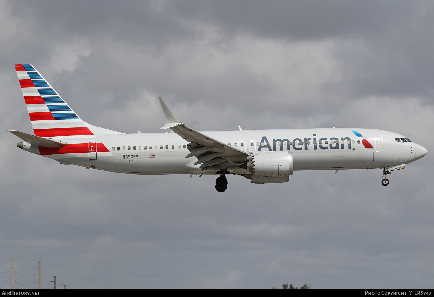 Aircraft Photo of N350RV | Boeing 737-8 Max 8 | American Airlines | AirHistory.net #548808