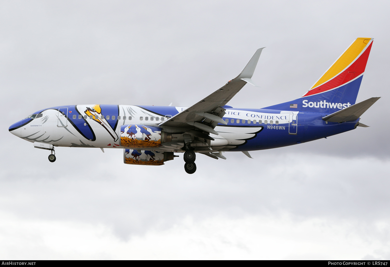 Aircraft Photo of N946WN | Boeing 737-7H4 | Southwest Airlines | AirHistory.net #548821
