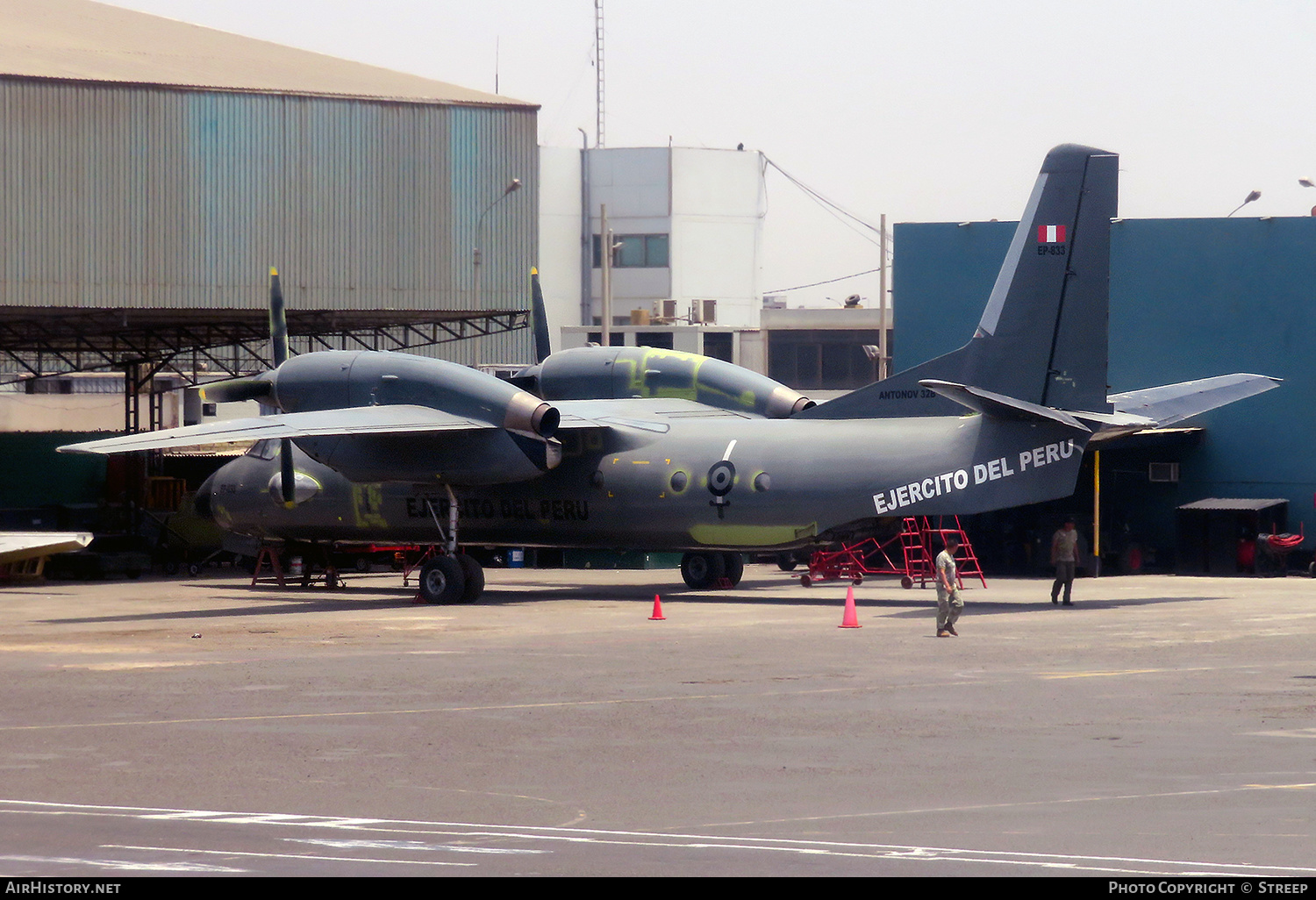 Aircraft Photo of EP-833 | Antonov An-32B | Peru - Army | AirHistory.net #548846