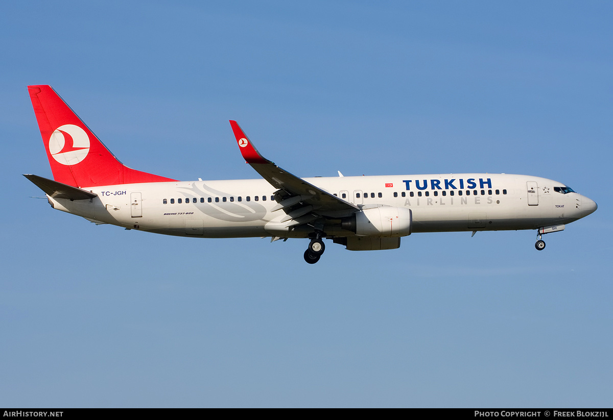 Aircraft Photo of TC-JGH | Boeing 737-8F2 | Turkish Airlines | AirHistory.net #548877