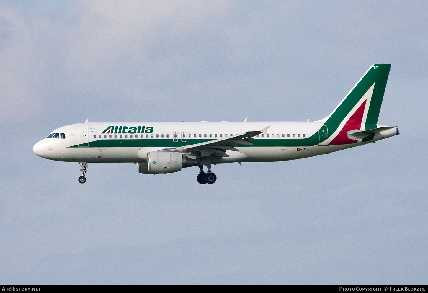 Aircraft Photo of EI-DTF | Airbus A320-216 | Alitalia | AirHistory.net #548925