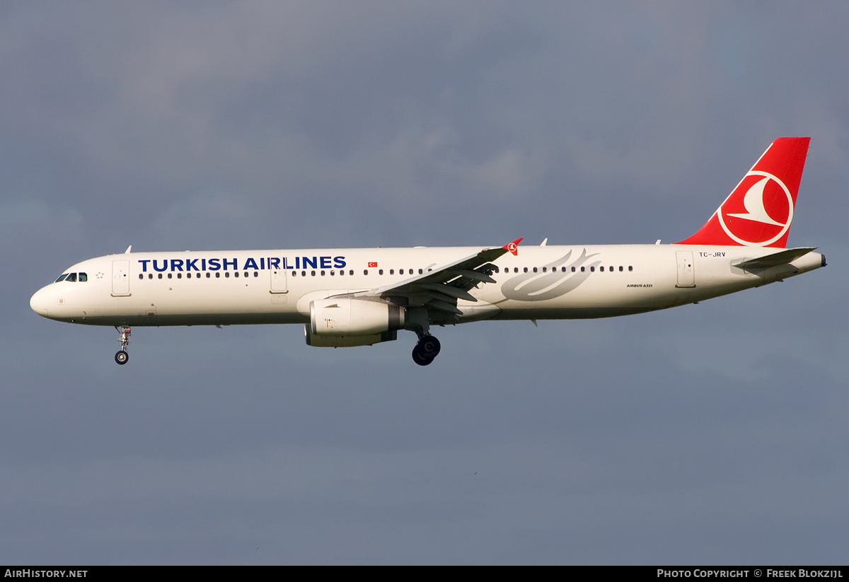 Aircraft Photo of TC-JRV | Airbus A321-231 | Turkish Airlines | AirHistory.net #548926