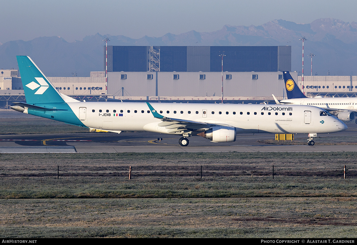 Aircraft Photo of I-JENB | Embraer 195LR (ERJ-190-200LR) | Air Dolomiti | AirHistory.net #548938