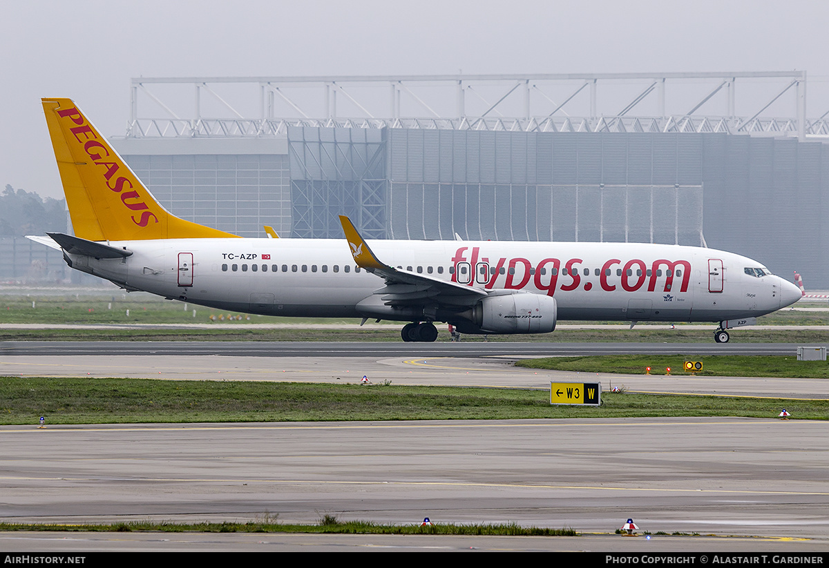 Aircraft Photo of TC-AZP | Boeing 737-82R | Pegasus Airlines | AirHistory.net #548944