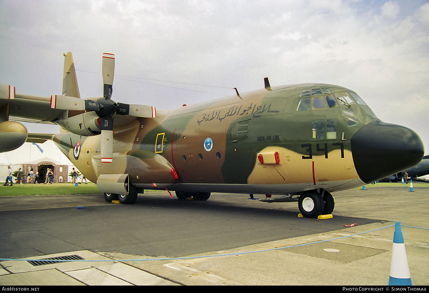 Aircraft Photo of 347 | Lockheed C-130H Hercules | Jordan - Air Force | AirHistory.net #548951