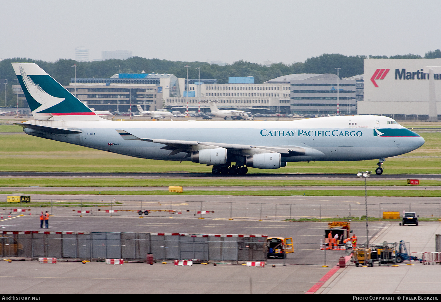 Aircraft Photo of B-HUQ | Boeing 747-467F/SCD | Cathay Pacific Airways Cargo | AirHistory.net #548963