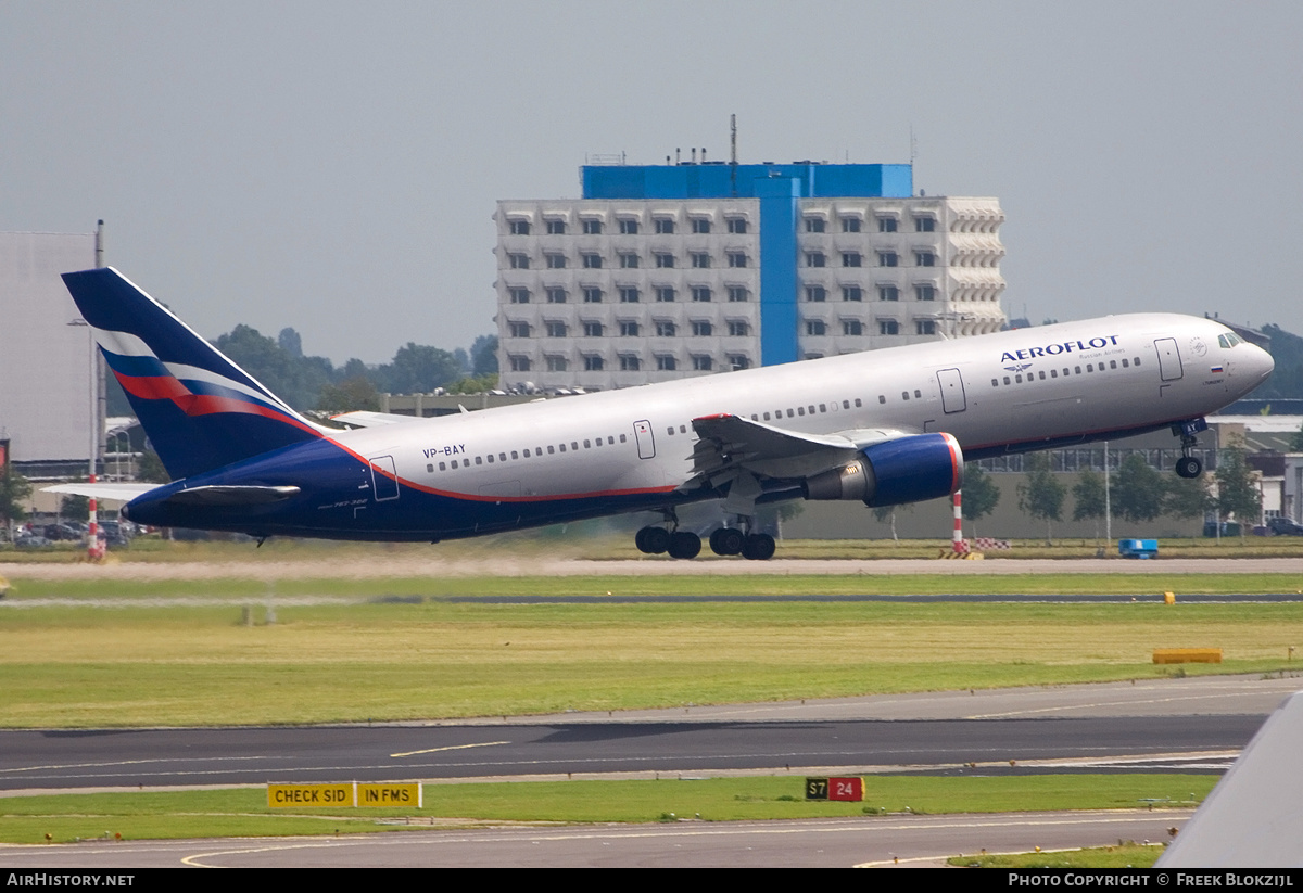 Aircraft Photo of VP-BAY | Boeing 767-36N/ER | Aeroflot - Russian Airlines | AirHistory.net #548965