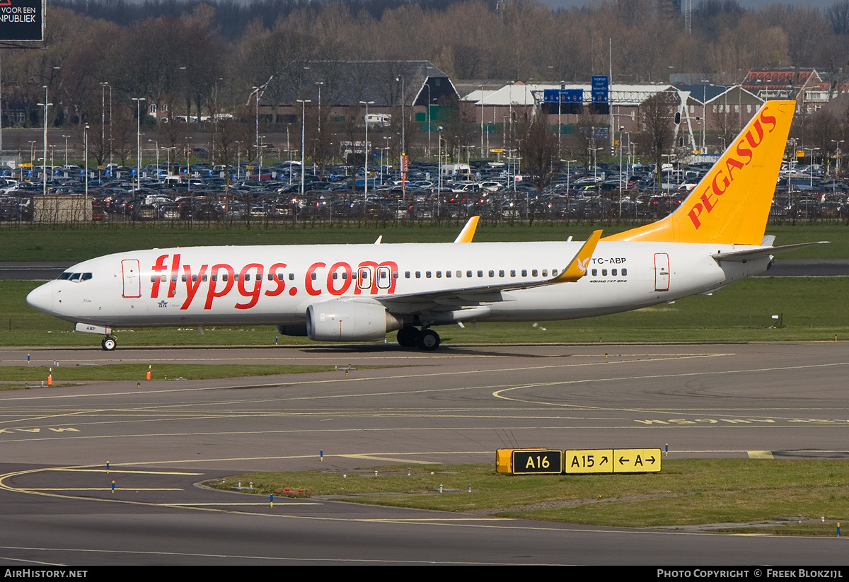 Aircraft Photo of TC-ABP | Boeing 737-82R | Pegasus Airlines | AirHistory.net #548972