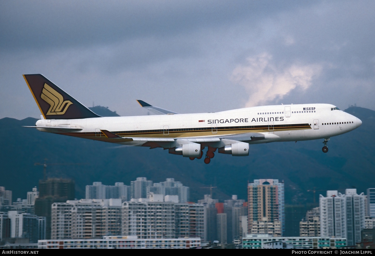 Aircraft Photo of 9V-SMR | Boeing 747-412 | Singapore Airlines | AirHistory.net #548973