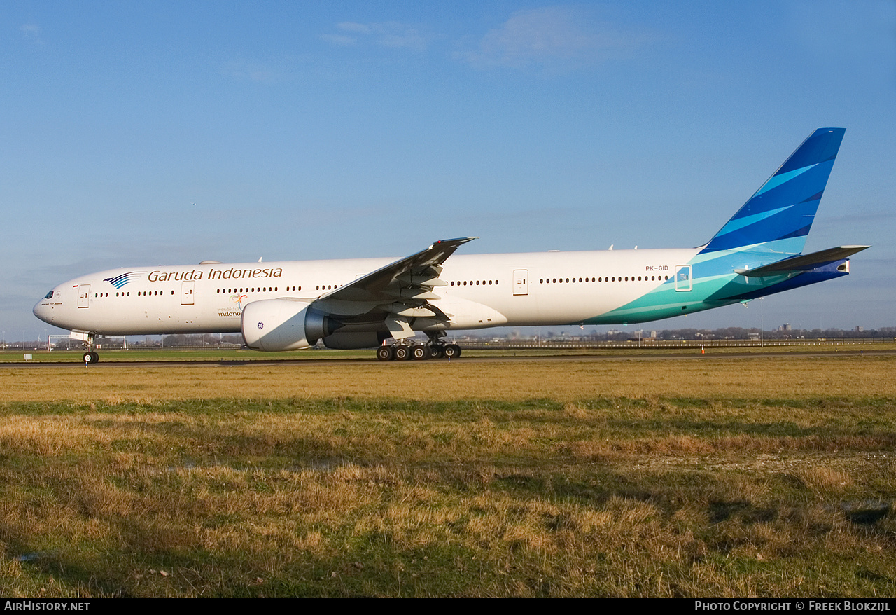 Aircraft Photo of PK-GID | Boeing 777-3U3/ER | Garuda Indonesia | AirHistory.net #548985