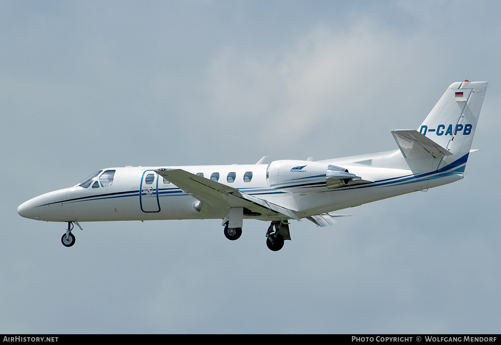 Aircraft Photo of D-CAPB | Cessna 560 Citation Encore+ | AWE - Aerowest | AirHistory.net #548991