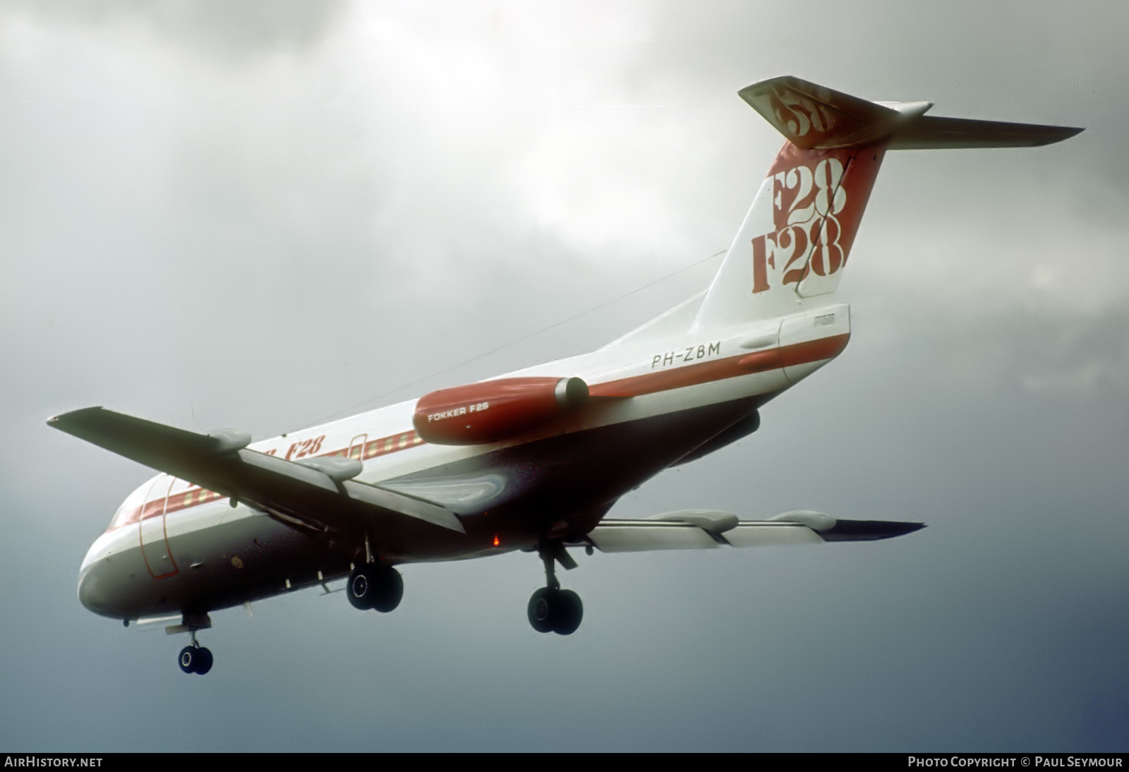 Aircraft Photo of PH-ZBM | Fokker F28-1000 Fellowship | Fokker | AirHistory.net #549089