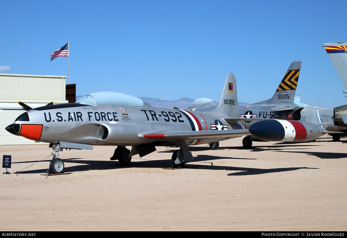 Aircraft Photo of 51-16992 / TR-992 | Lockheed T-33A | USA - Air Force | AirHistory.net #549143
