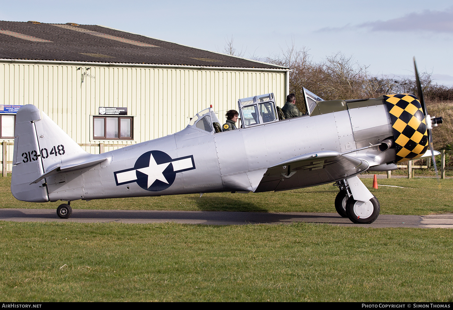 Aircraft Photo of G-TDJN / 313048 | North American AT-6D Harvard III | USA - Air Force | AirHistory.net #549164