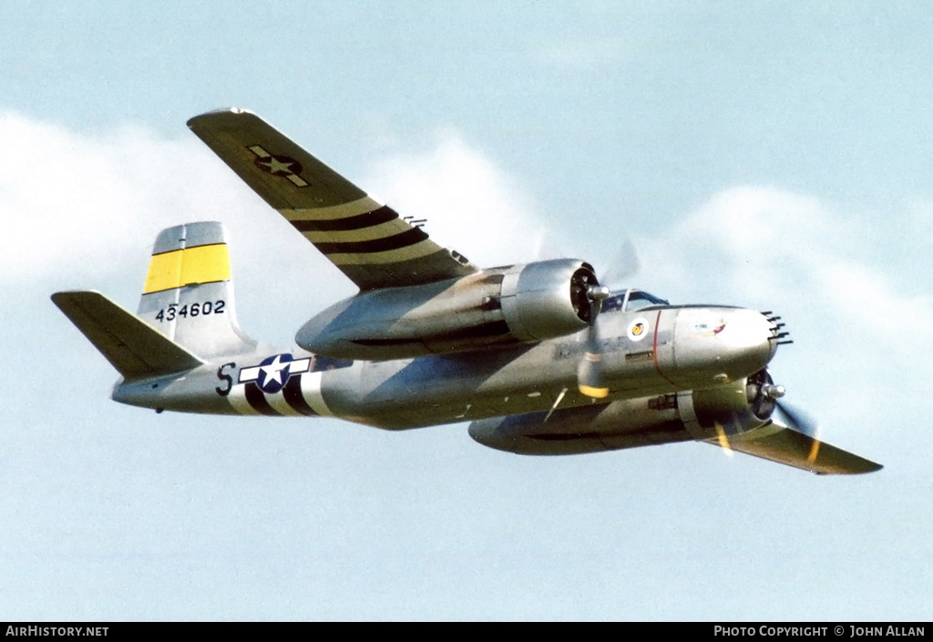 Aircraft Photo of N167B / 434602 | Douglas A-26B Invader | Scandinavian Historic Flight | USA - Air Force | AirHistory.net #549179