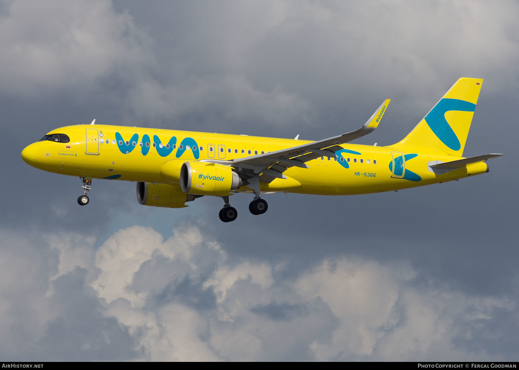 Aircraft Photo of HK-5366 | Airbus A320-251N | Viva Air | AirHistory.net #549196