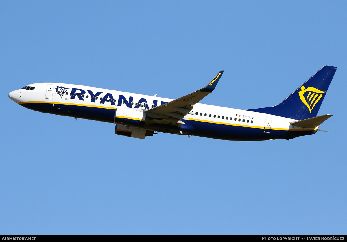 Aircraft Photo of EI-DLV | Boeing 737-8AS | Ryanair | AirHistory.net #549208