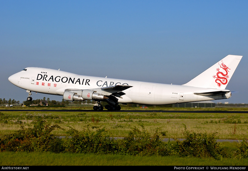 Aircraft Photo of B-KAD | Boeing 747-209F/SCD | Dragonair Cargo | AirHistory.net #549215