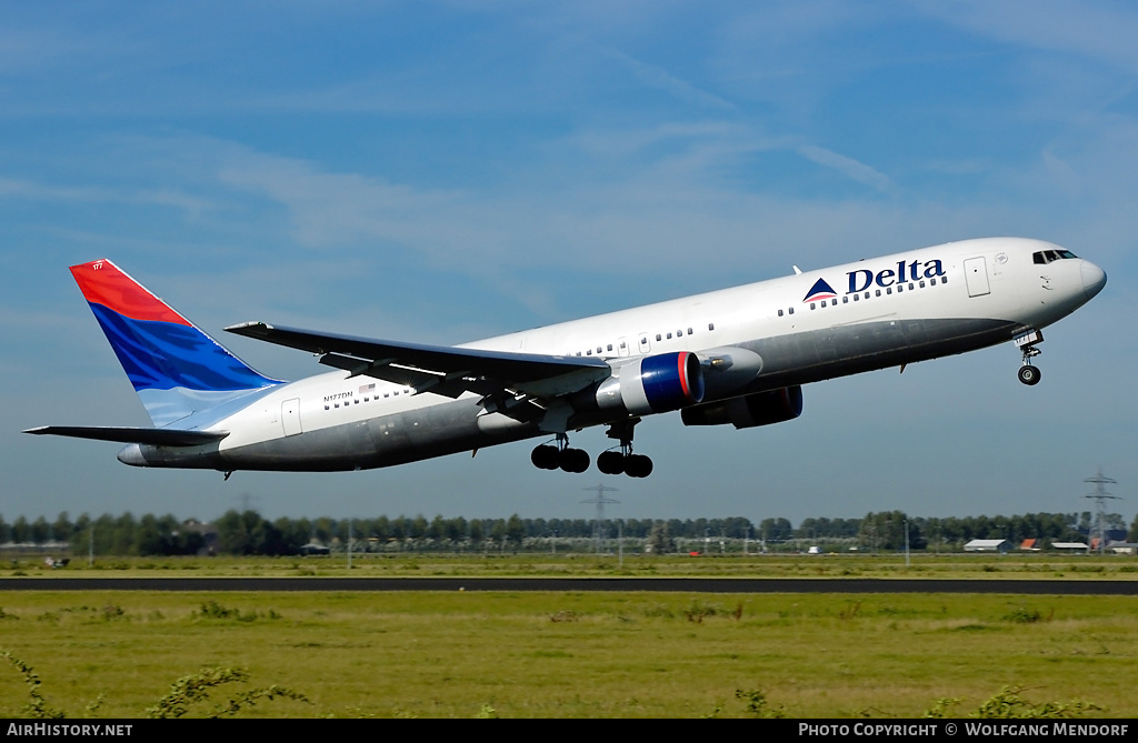 Aircraft Photo of N177DN | Boeing 767-332/ER | Delta Air Lines | AirHistory.net #549236