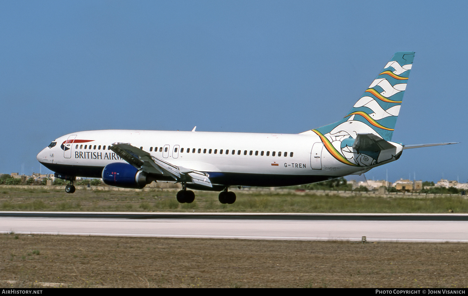 Aircraft Photo of G-TREN | Boeing 737-4S3 | British Airways | AirHistory.net #549245