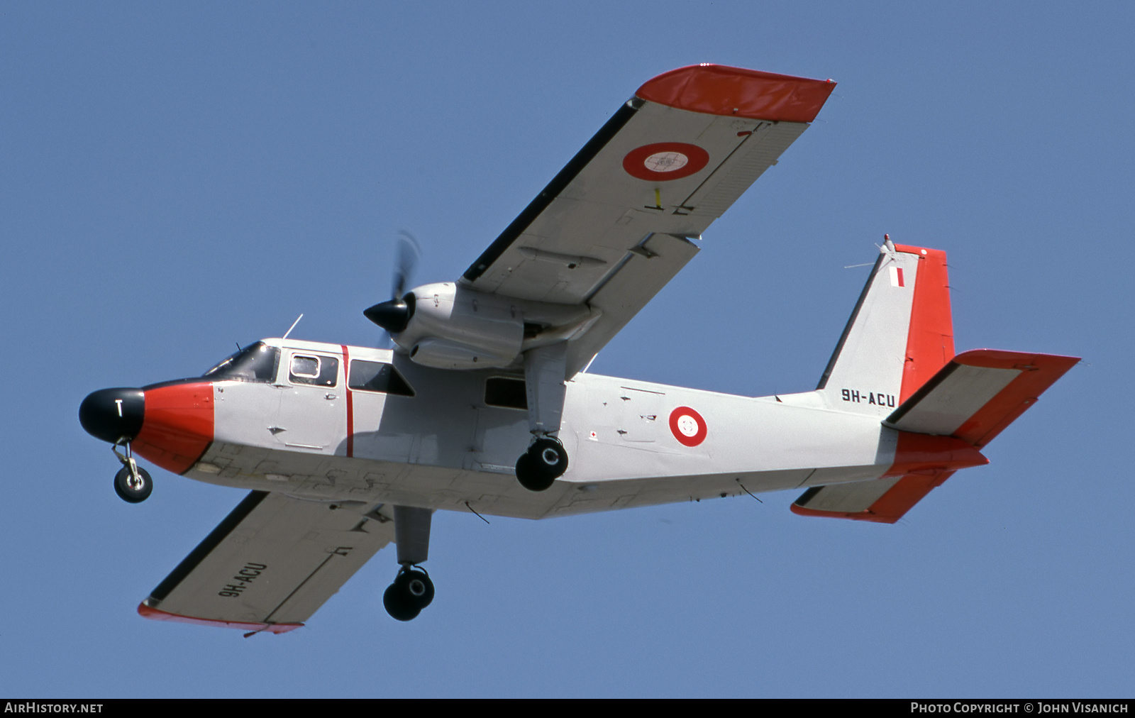 Aircraft Photo of 9H-ACU | Britten-Norman BN-2B-26 Islander | Malta - Air Force | AirHistory.net #549254