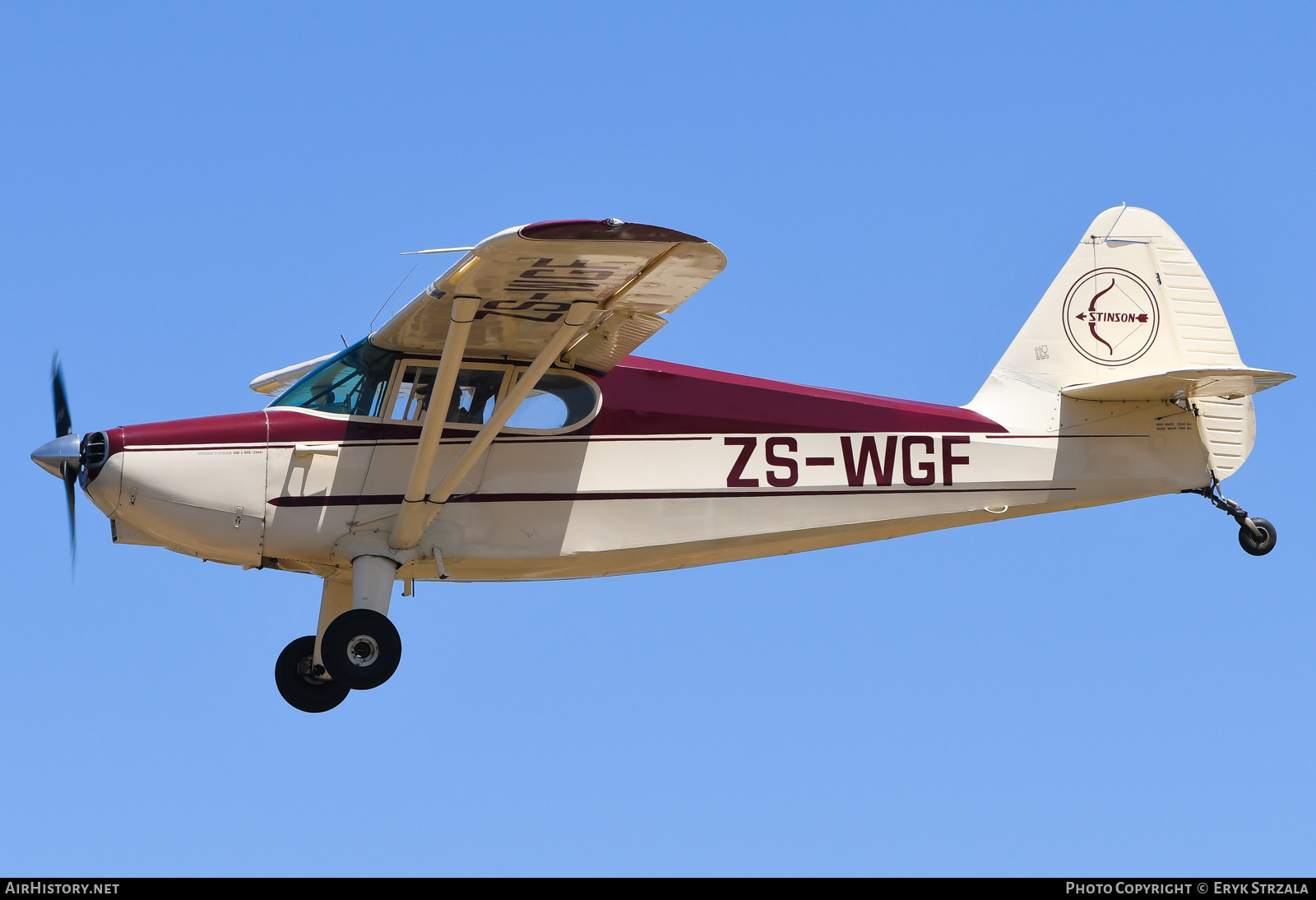 Aircraft Photo of ZS-WGF | Stinson 108-1 Voyager | AirHistory.net #549271