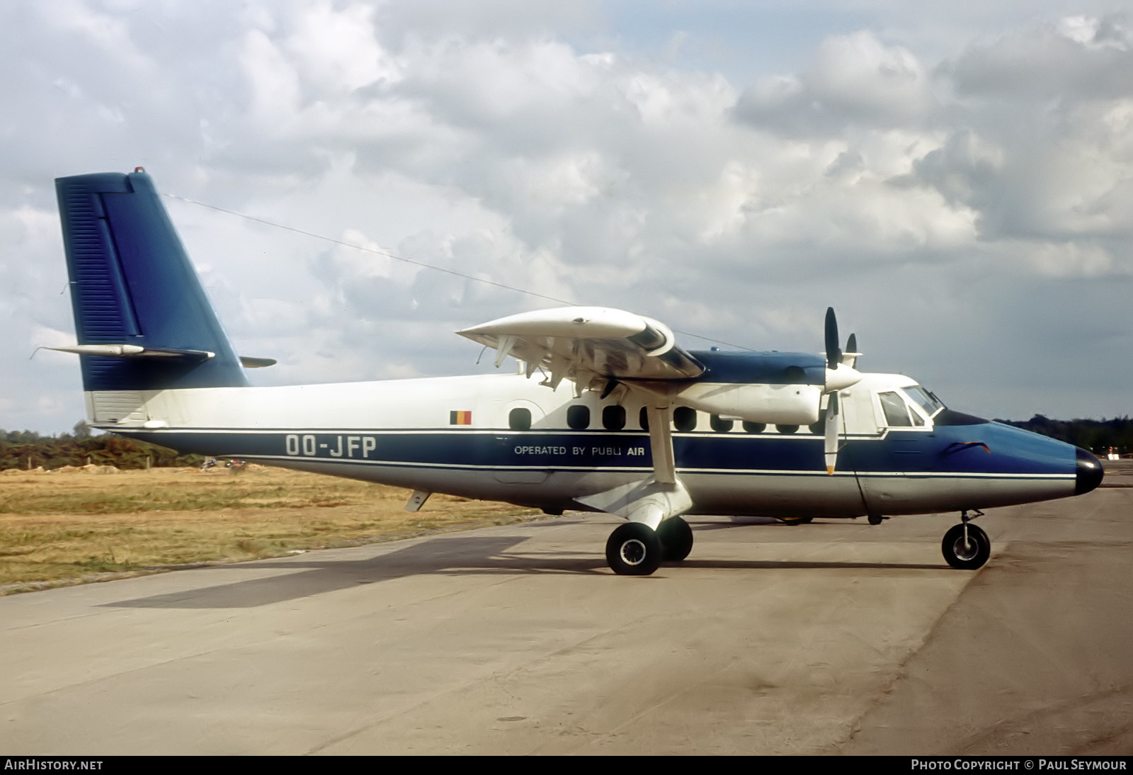 Aircraft Photo of OO-JFP | De Havilland Canada DHC-6-100 Twin Otter | Publi-Air | AirHistory.net #549291