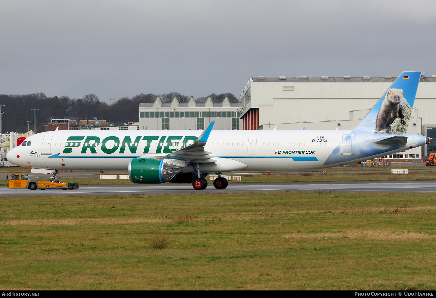 Aircraft Photo of D-AZXJ / N612FR | Airbus A321-271NX | Frontier Airlines | AirHistory.net #549302