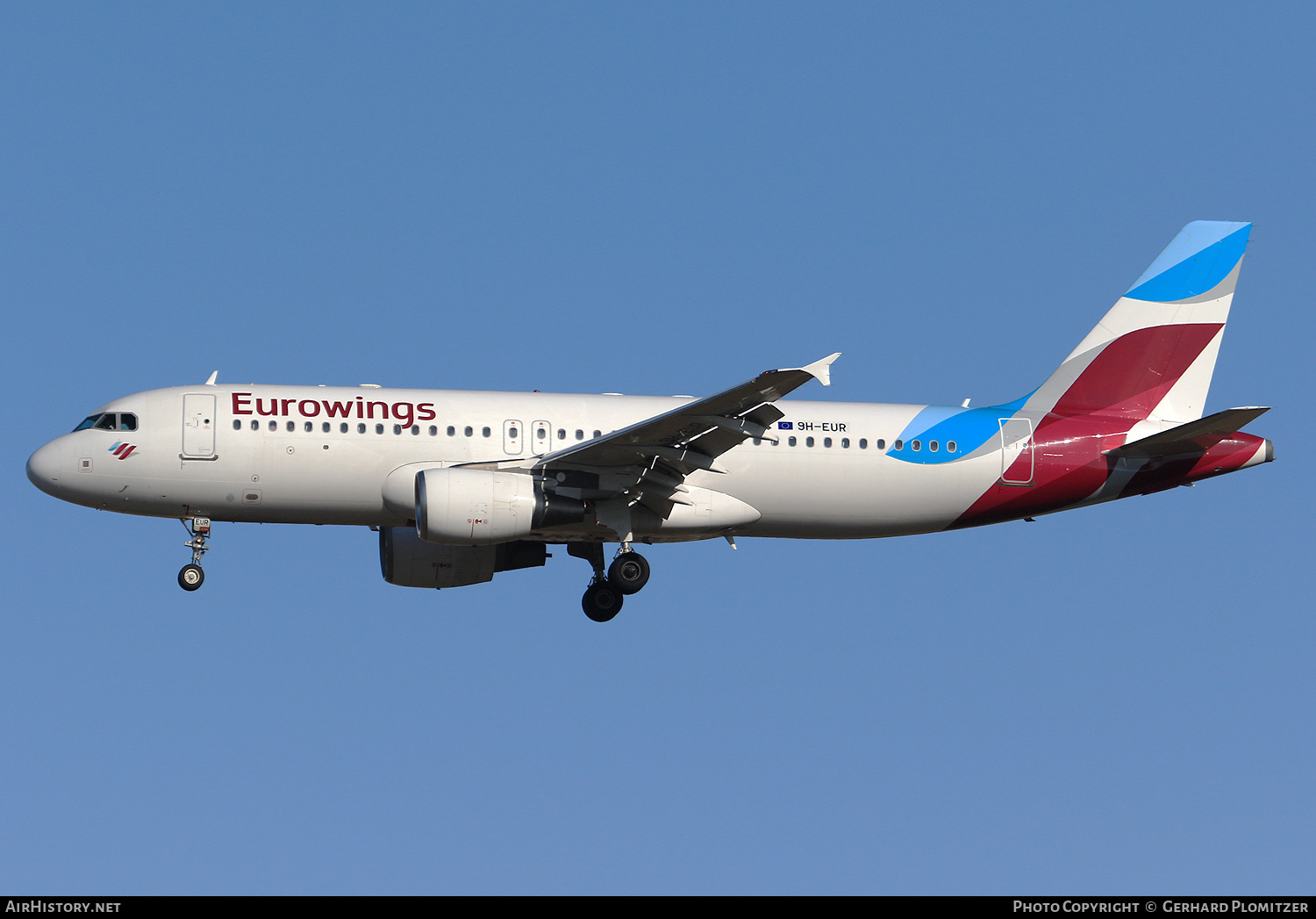 Aircraft Photo of 9H-EUR | Airbus A320-214 | Eurowings | AirHistory.net #549333