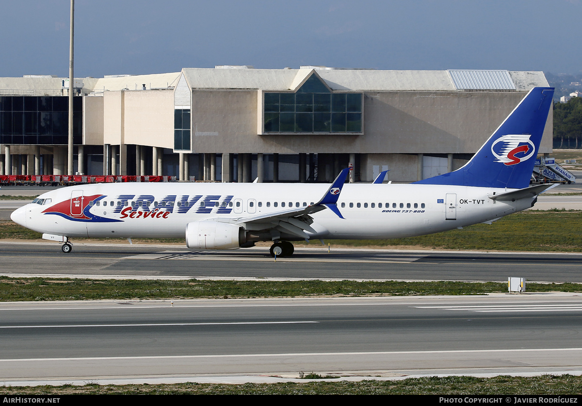 Aircraft Photo of OK-TVT | Boeing 737-86N | Travel Service | AirHistory.net #549352