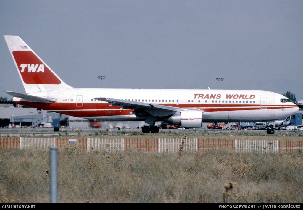 Aircraft Photo of N606TW | Boeing 767-231(ER) | Trans World Airlines - TWA | AirHistory.net #549357