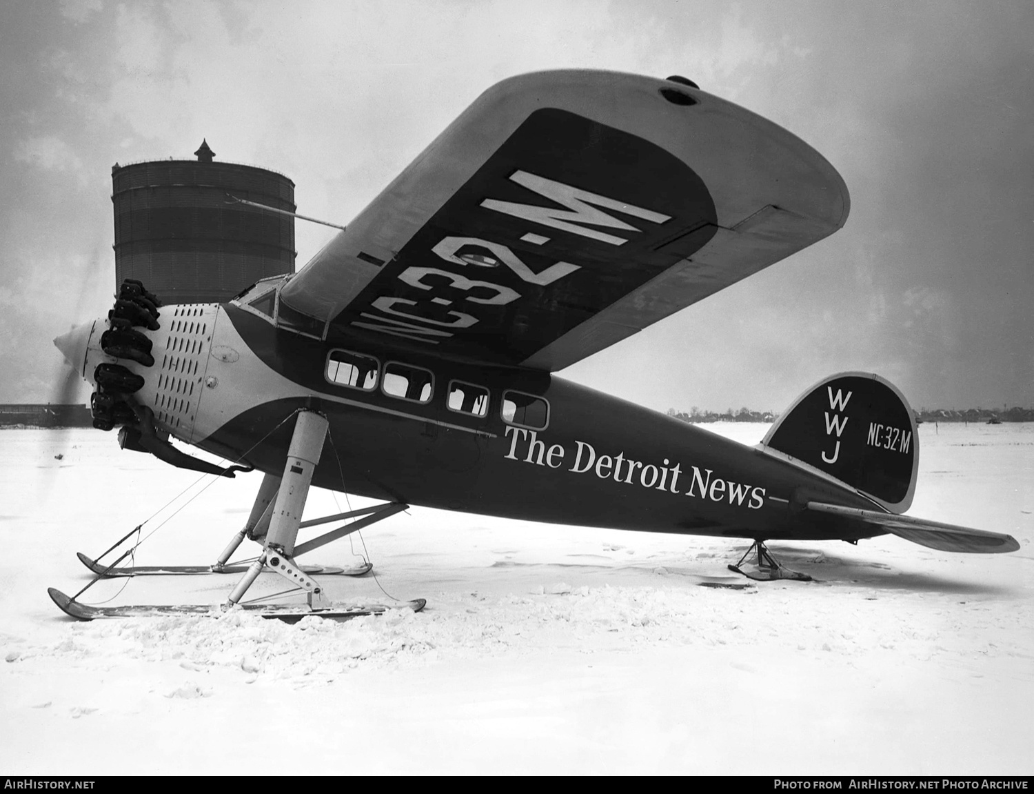 Aircraft Photo of NC32M | Lockheed 5C Vega | The Detroit News | AirHistory.net #549379