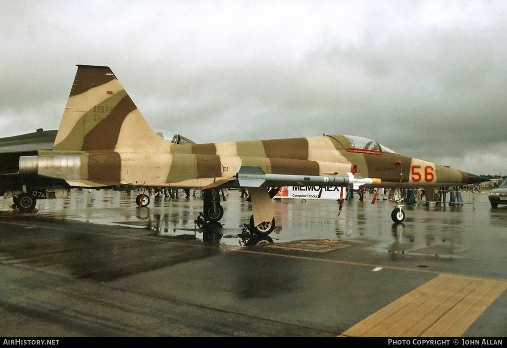 Aircraft Photo of 74-1556 | Northrop F-5E Tiger II | USA - Air Force | AirHistory.net #549420