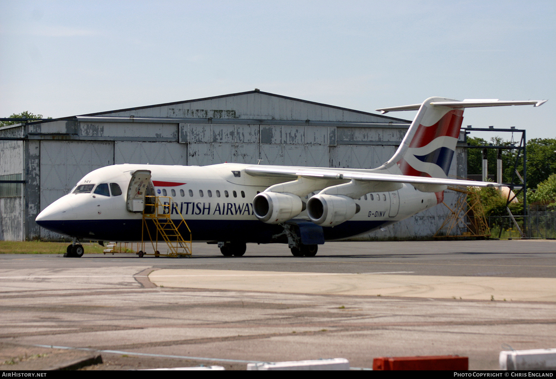 Aircraft Photo of G-OINV | British Aerospace BAe-146-300 | British Airways | AirHistory.net #549430