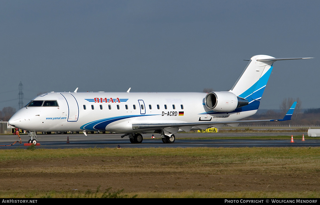 Aircraft Photo of D-ACRD / VQ-BPA | Bombardier CRJ-200ER (CL-600-2B19) | Yamal Airlines | AirHistory.net #549435