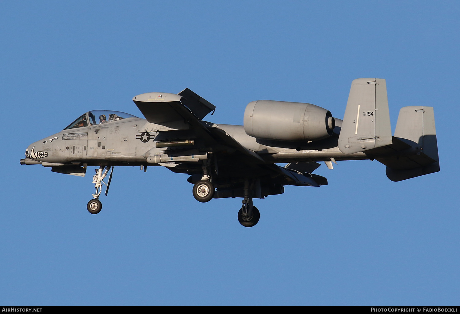 Aircraft Photo of 79-0154 / AF79-154 | Fairchild A-10C Thunderbolt II | USA - Air Force | AirHistory.net #549498